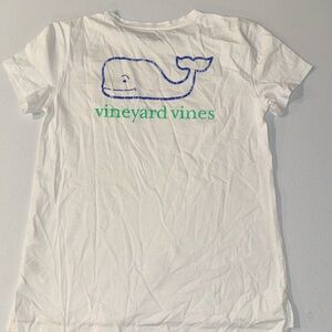 Vineyard vines, white short sleeve girl, size 14, new without tags